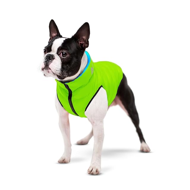 Foto 3 de 6 de AirVest - Ropa reversible para perros, abrigo para perros, impermeable, resistente al agua, con práctica…