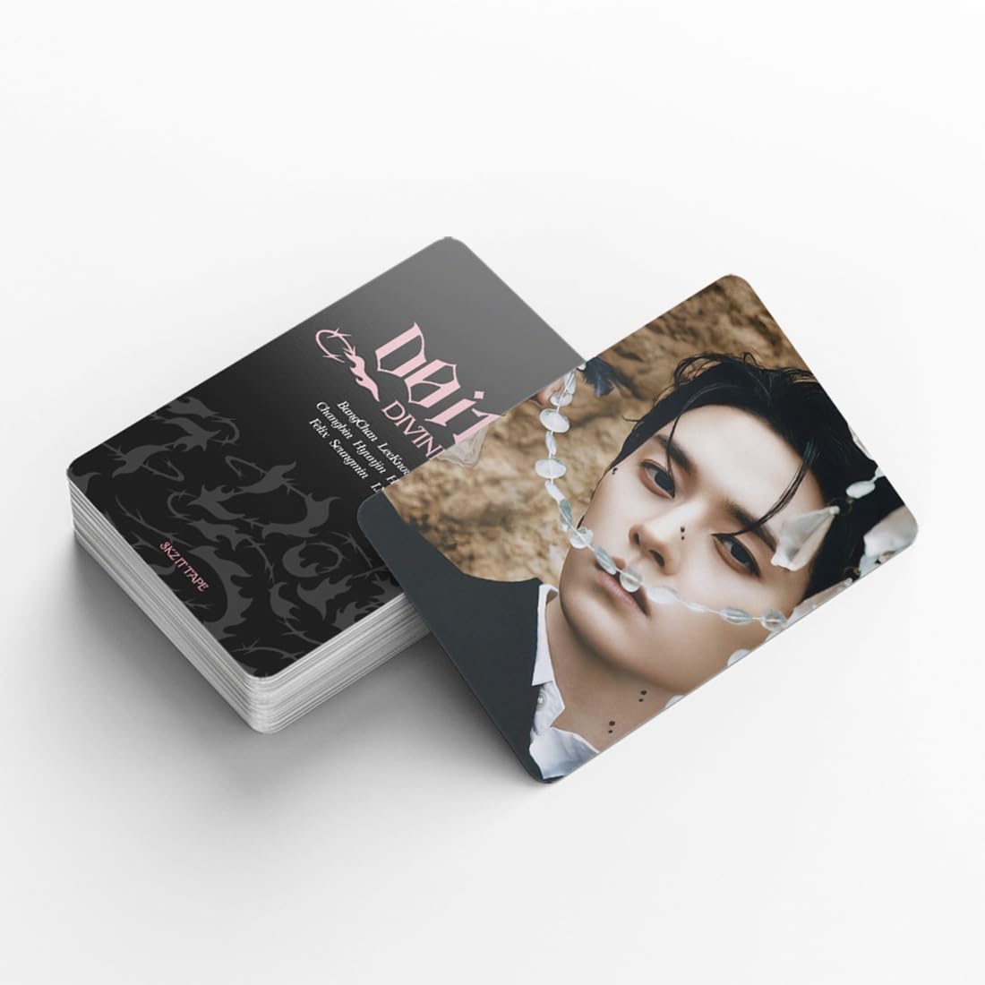 BCHMN Kpop Stray Photocards, Cartes photo Kpop Merch, SKZ Cartes postales pour fans, DO IT (60 cartes Lomo + 32 autocollants, E