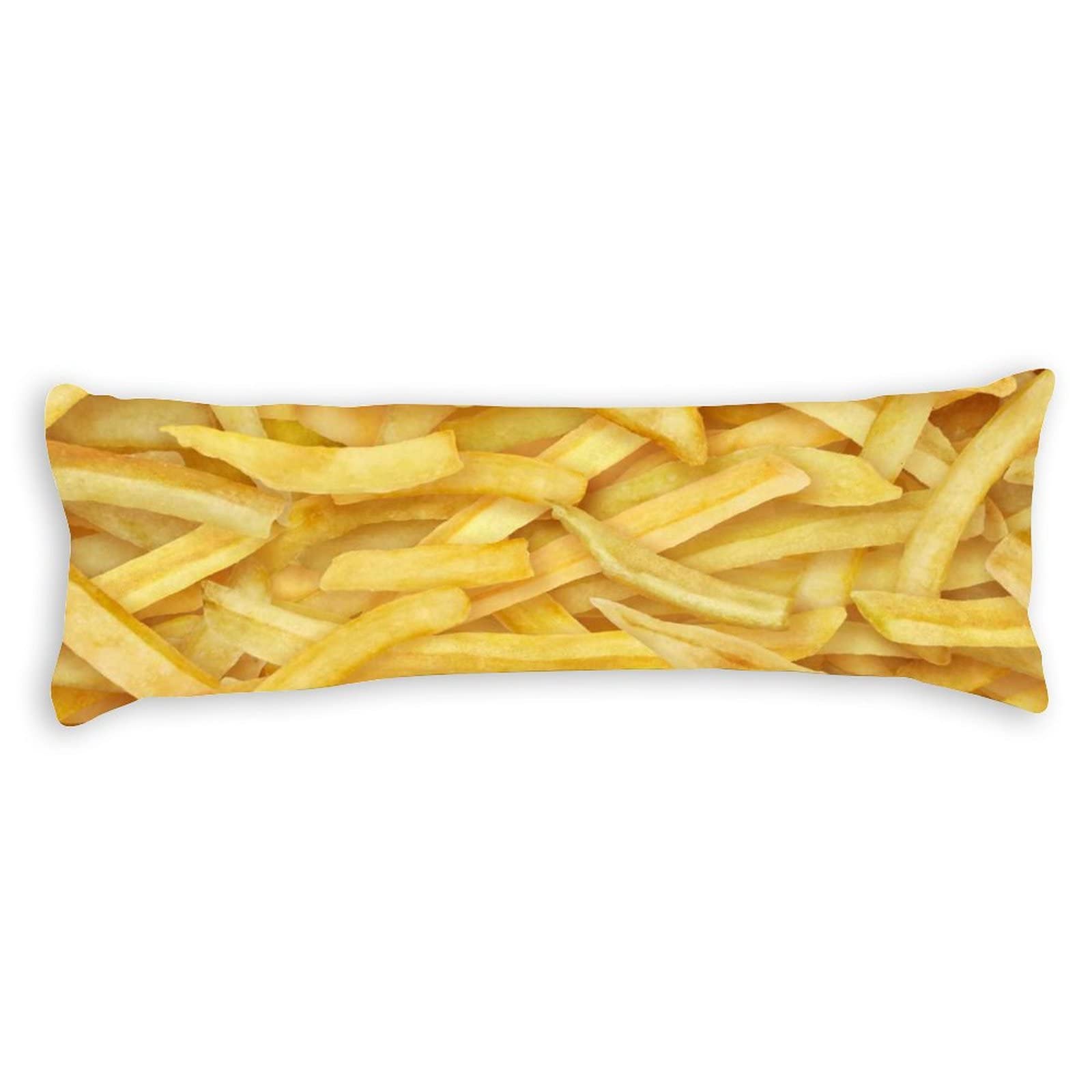 XKAWPC French Fries Pattern Body Pillowcase Soft Cozy and Breathable Body Pillow Cover Shell 54