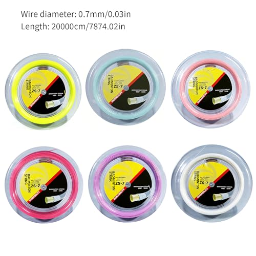 Cuerda de nailon para bádminton de 200 m, línea de entrenamiento durable 4