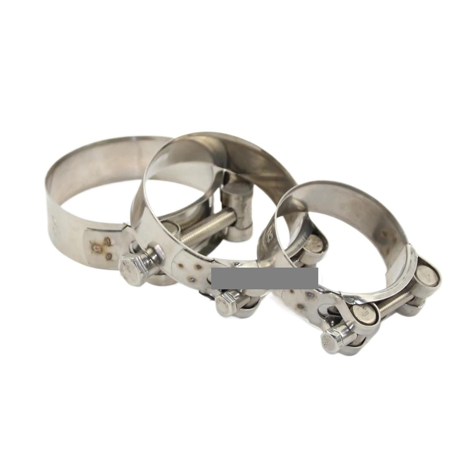 Mqxfczux One Color 10 Pcs 304 Stainless Steel Powerful Hose Pipe 162-174Mm Tube Clamps Exhaust Air Water Pipes
