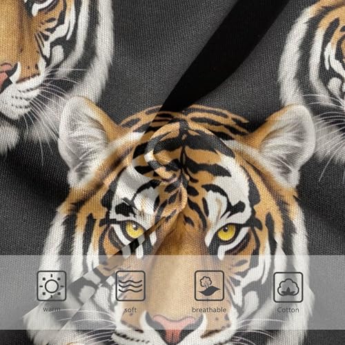 Toddler Underwear Floral 2t Cotton Girl Panties Cute Animals Briefs Girls Undies Watercolor Tigers Black3