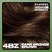 Clairol Natural Instincts Demi-Permanent Hair Dye, 4BZ Dark Bronze Brown Hair Color, Pack of 1