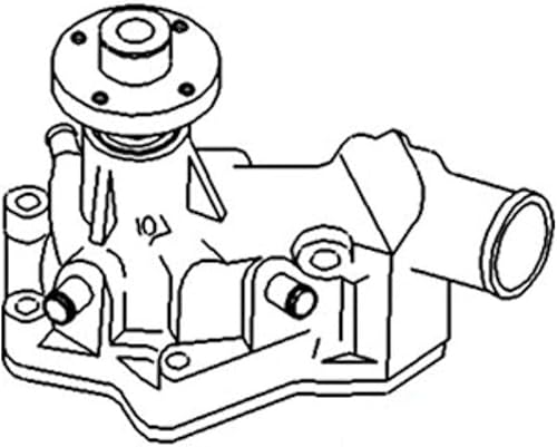 Miniatura 6 de RE67185 Bomba de agua del mercado de accesorios para John Deere se adapta a JD Tractor 5210 5300 5320 5400