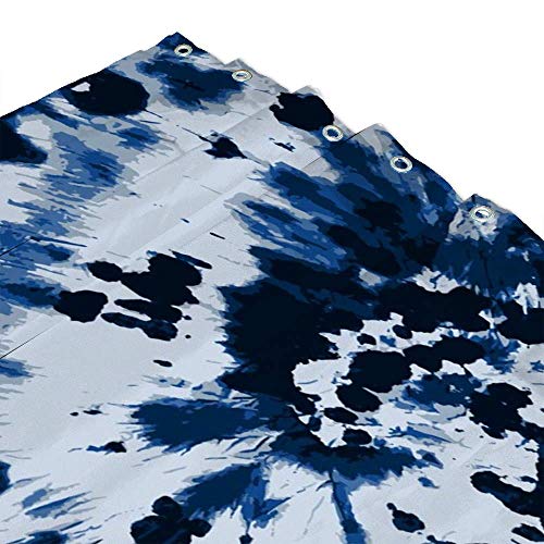 Rideau de douche anti éclaboussures coloré polyester pour sol sec - 4