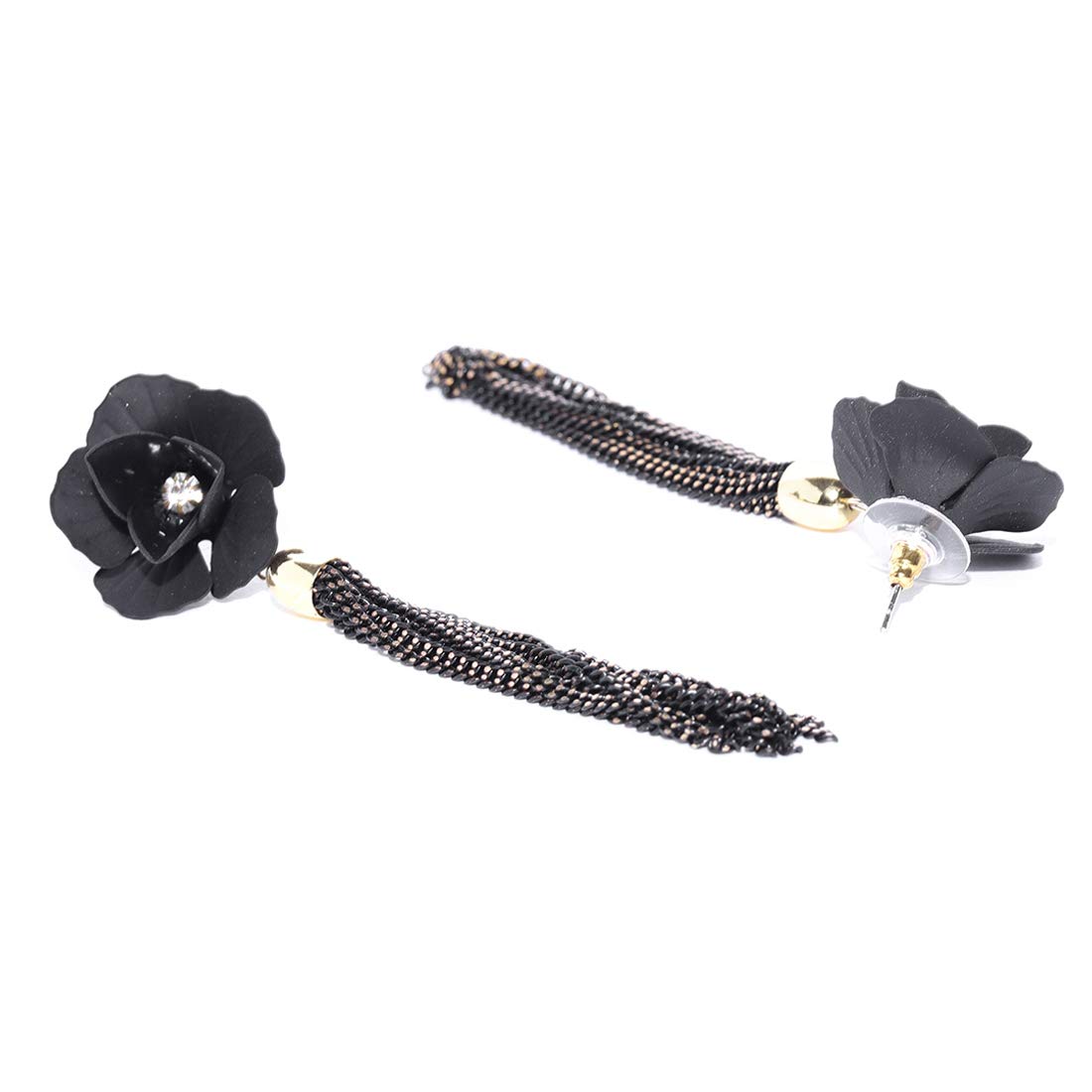 Floral Chain Drop Earrings for Women