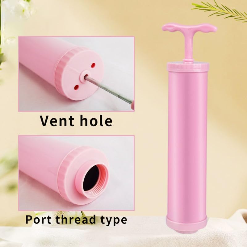 Image of Portable Vacuum Air Hand Pump for Compressed Vacuum Space Saver Storage Bags - Small Manual Pump for Home & Travel use (PUMP - NO BAGS INCLUDED)