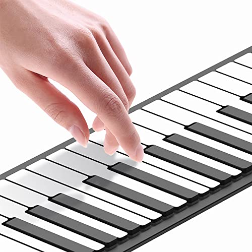 TEHONGMAI Piano Enroulable, Piano numérique Pliable Portable, contrôleur MIDI USB, Piano à Clavier électrique Enroulable… - Les Beatles, Paul McCartney, John Lennon, RIngo Starr, George Harrison TEHONGMAI Piano Enroulable, Piano numérique Pliable Portable, contrôleur MIDI USB, Piano à Clavier électrique Enroulable… – Image 7
