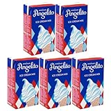 Kerrymaid 5 x 1L Angelito Ice Cream Mix With Welari Thank You Card Skimmed Milk Instant Ready To Chill Vegeterian Gluten FREE Dairy Sundea Mousse Dessert Shakes (5L) (5pack)