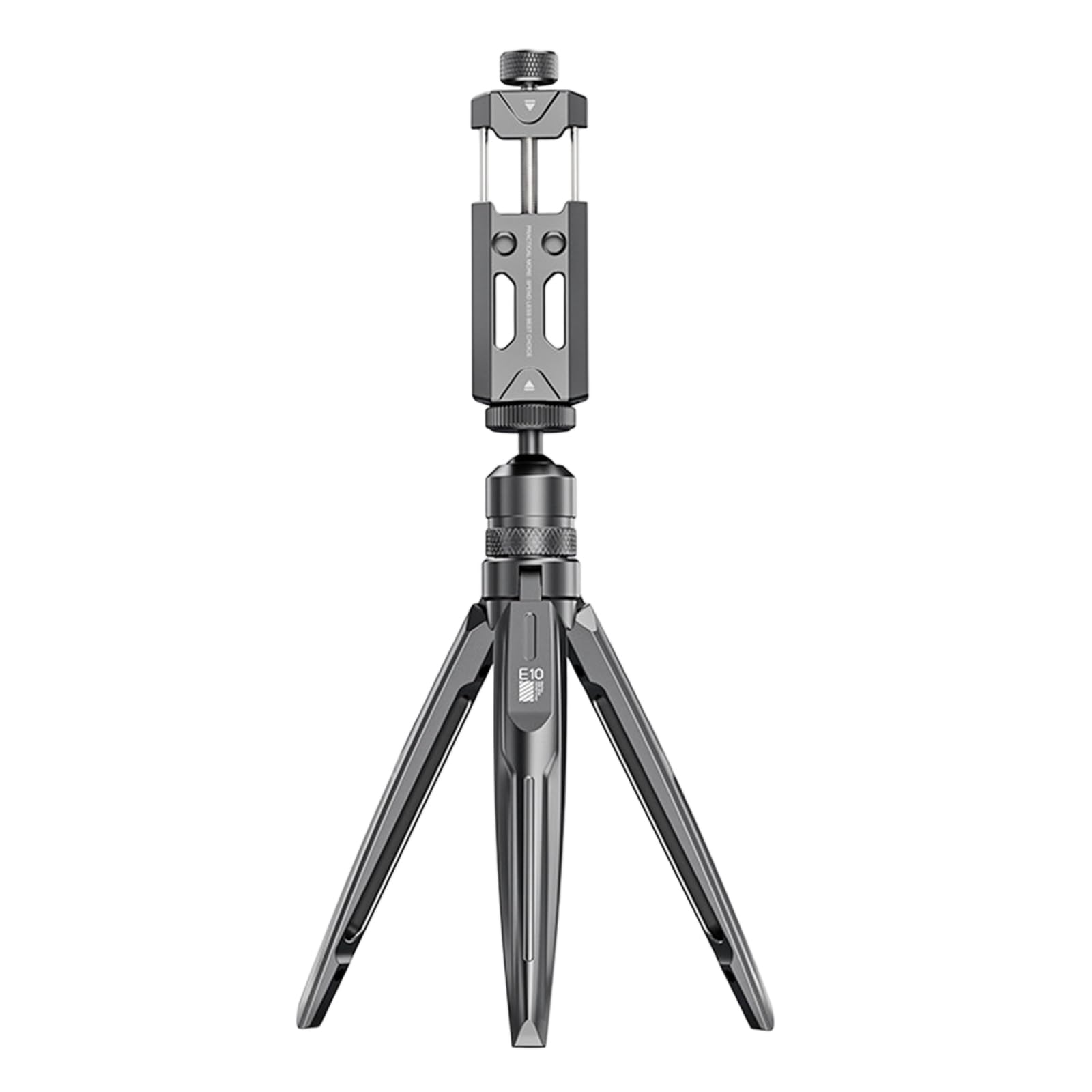 Robusto treppiede in alluminio lavorato per smartphone, Gray