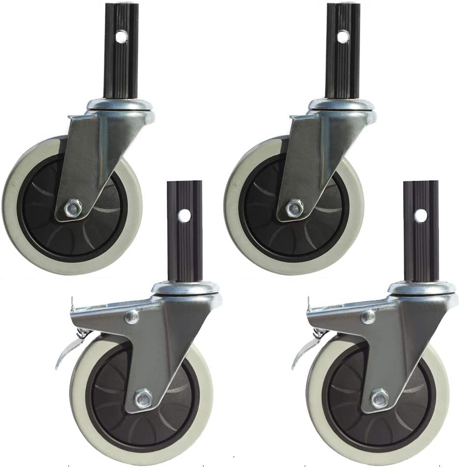 Roulettes pivotantes caoutchouc 400kg pour réparer une table instable