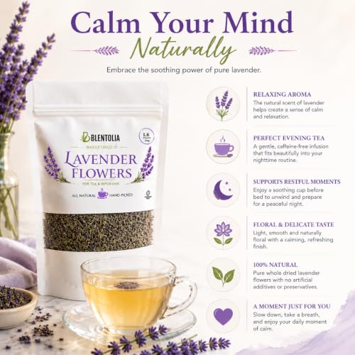 Lavanda seca de calidad culinaria premium 50 g miniatura 4