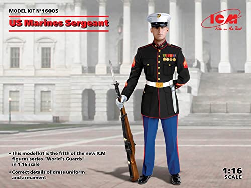 ICM 16005 - US Marines Sergeant - Escala 1:16 miniatura 2