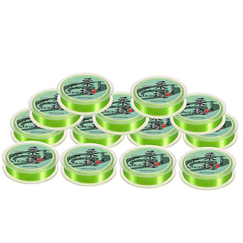 DECDEAL 100 m Linha de Pesca 0.6# -8# Monofilamento Fluorocarbon Nylon Linha De Pesca Cabo De Pesca