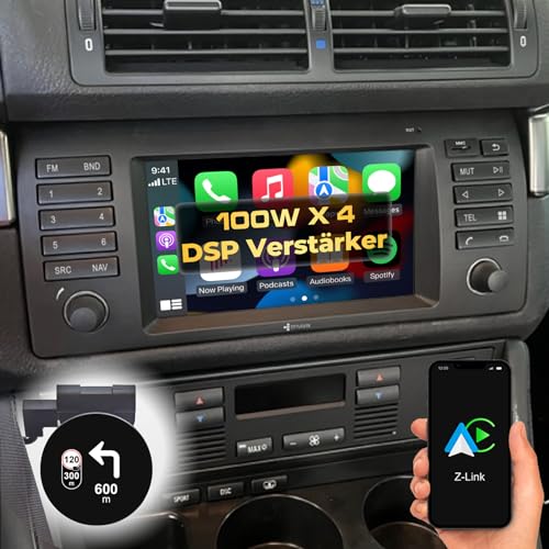 Autoradio GPS pour BMW X5 E53 Dynavin D9-E53 Premium Flex avec CarPlay sans fil