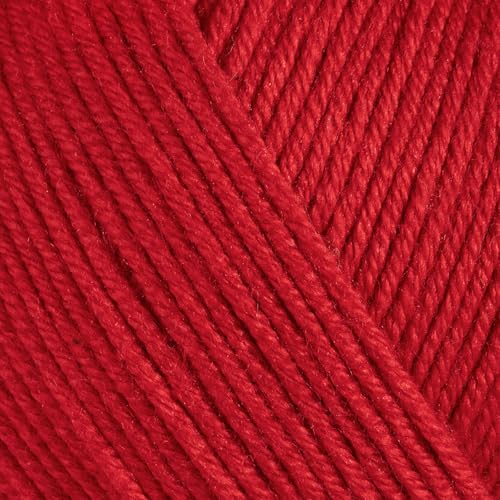 Image of Baby Cotton Blend Yarn - Soft Sport Weight Yarn for Crochet & Amigurumi - 50g /180yds - 60% Cotton 40% Acrylic - Ideal for Baby & Knitting Proj.(Pomegranate, 2 Balls)