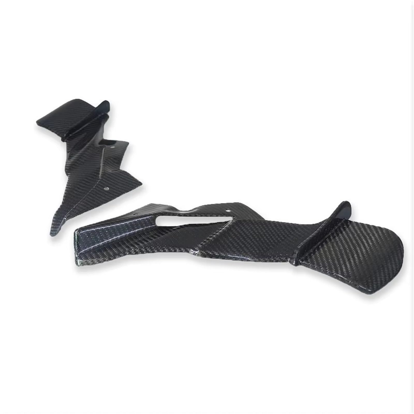 Carénage ZX6R 2024 carbone | Solution aileron fixe contre look d'origine
