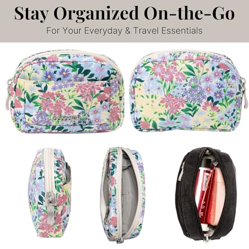 Image of Baggallini Women's Pocket Cosmetic - Lightweight Bag - Travel Essentials Makeup Organizer Mini
