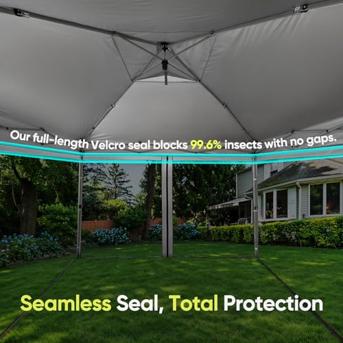 Quictent 10x10 Screened Canopy with Mosquito Netting