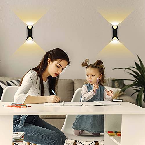 KAWELL 10W Creative Modern Wall Light LED Wall Wash Lights Waterproof IP65 Aluminum Wall Lamp LED Indoor Outdoor for Bedroom Living Room Bathroom Entrance Stairs Porch Corridor - Image 4