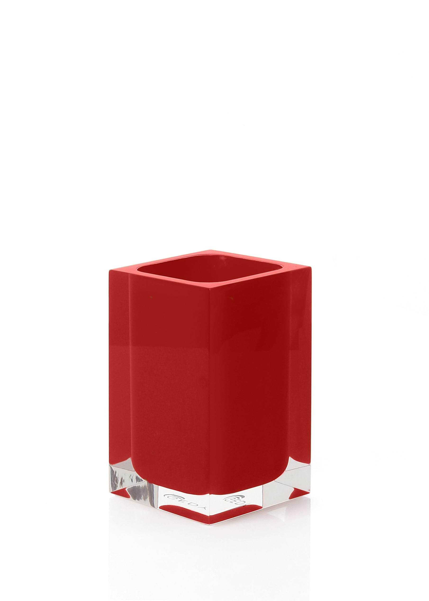 Gedy porte-brosse à dents rouge Rainbow gobelet de rangement