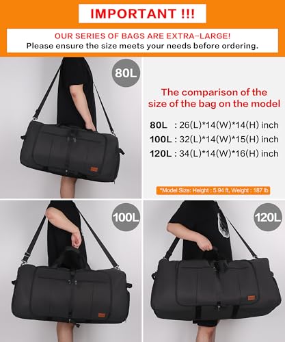 80L Foldable Travel Duffel