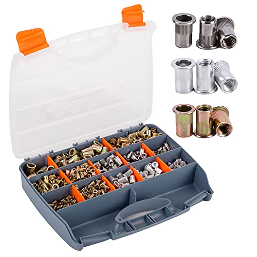 Tr Toolrock Nietmuttern-Set M3-M12, 1010-teilig