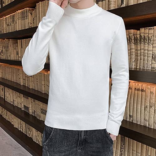 Pull décontracté à manches longues basique et chaud pour homme actif