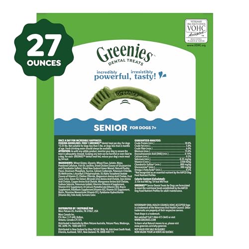 Greenies Senior Petite Size Adult Natural Dental Dog Treats, 45 Count - image 9