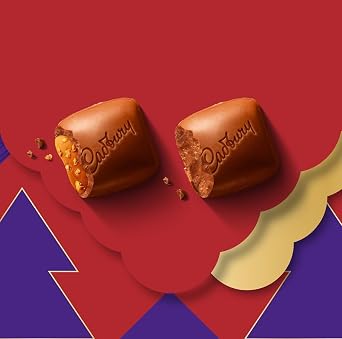 Cadbury Biscoff Festive Advent Calendar, Includes 12 Chunks of Cadbury Dairy Milk & 12 Chunks with Crunchy Lotus Biscoff Pieces & Spread, Perfect for your Christmas Countdown, 236 g (Pack of 1)