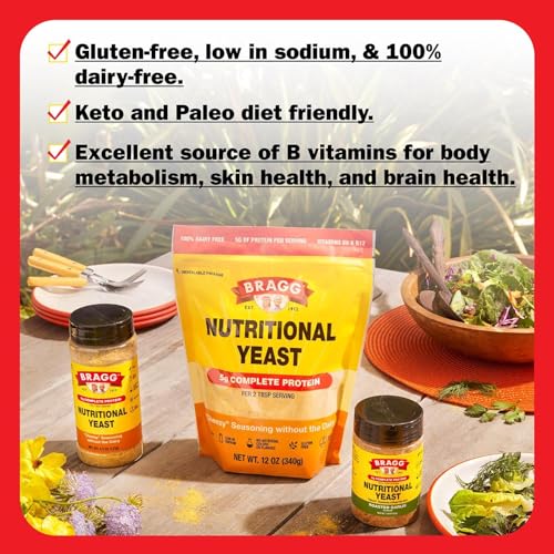 Image of Bragg Nutritional Yeast Seasoning - (2 Pack) 12 oz Pouch