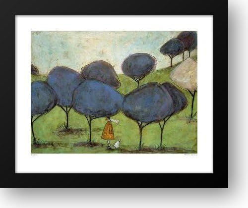 Sniffing the Lilac 24x20 Framed Art Print by Toft, Sam