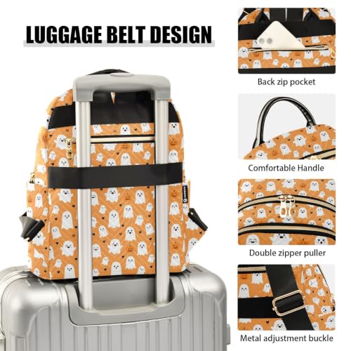 Mochila para mujer ligera con múltiples bolsillos que soluciona el desorden 4