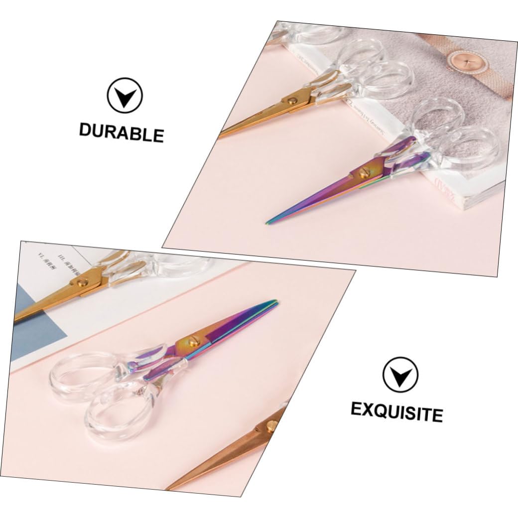 EXCEART 3piezas Tijeras Multifuncionales De Estilo Nórdico Inoxidable y Ligeras Para Manualidades y Oficina Diseño Ergonómico y Antideslizante Para Cortar y Cartón