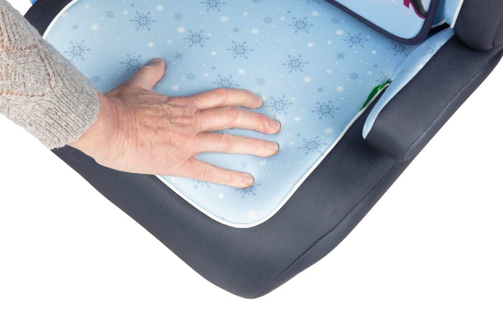 Disney Frozen I-Size R129- Siège Auto Pour Enfants De 15 à 36 Kg (3,5 à 12 Ans), 100-150 Cm, Groupe 2/3, Peut être Installé à L'aide D'une Ceinture à 3 Points, Bleu Clair.