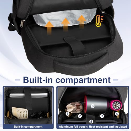 GDNasist Barber Backpack with Insulated Pocket