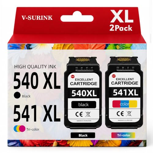 Cartouches encre 540XL 541XL compatibles Canon TS5150 MG3650 TS5151 MX475