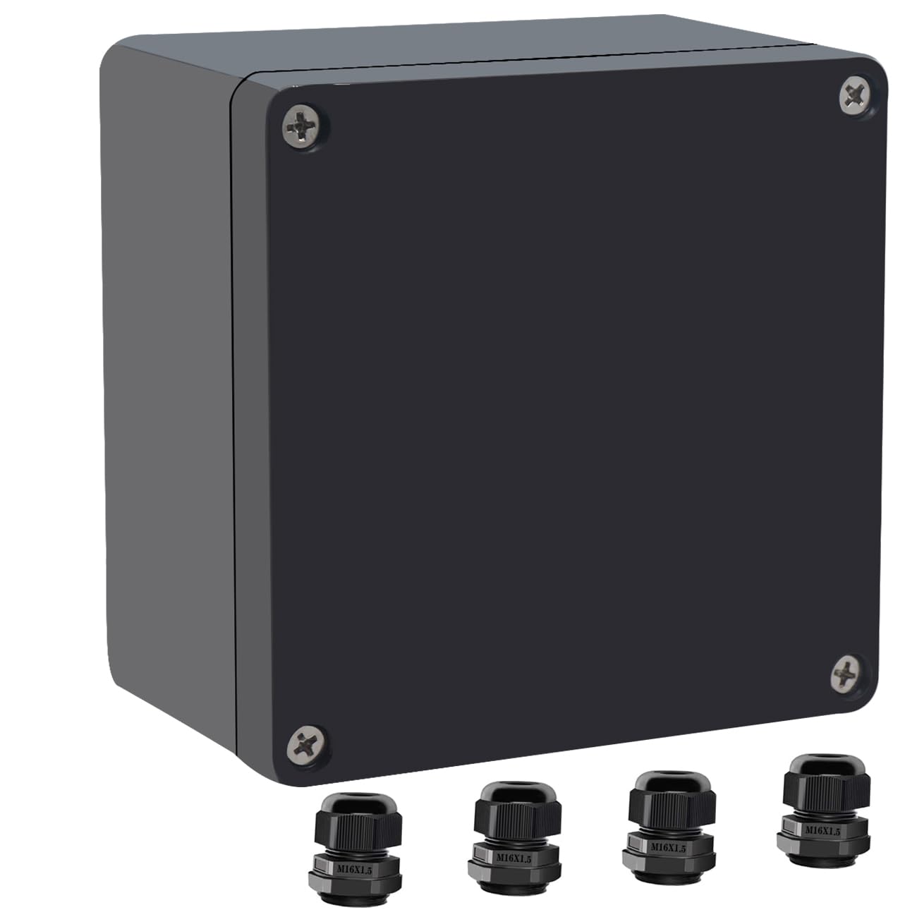 2Packs Junction Box IP65 Waterproof ABS Plastic Electrical Project Case Power Junction Boxes, Project Box with Fixed Ear Black 3.94x2.68x1.97 inch(100x 68 x50 mm) — Amazon image 21