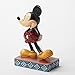 Disney Traditions by Jim Shore Mickey Mouse Personality Pose Stone Resin Figurine, 4.875”
