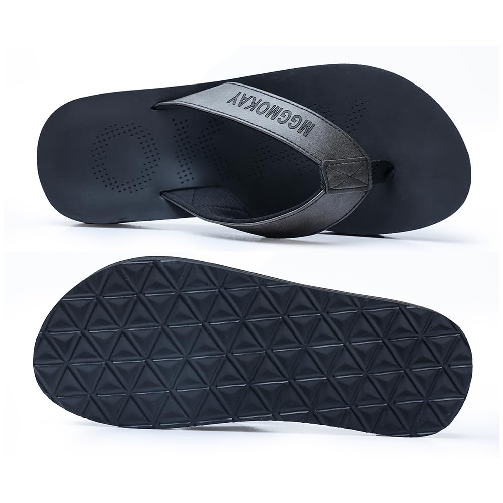 MGGMOKAY Infradito Uomo Supporto Arco Beach Sandali Estive Comode Pantofole
