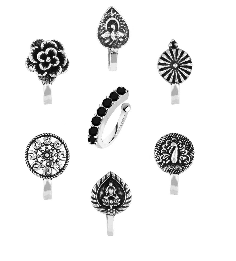 See full amazon price history chart for VAMA Fashions jewellery German Oxidised Silver nose pin without piercing pressing oxidized silver nose ring Stud for women VAMA Fashions jewellery German Oxidised Silver nose pin without piercing pressing oxidized silver nose ring Stud for women (B09XF718JN) Amazon Price History, Amazon Price Tracker