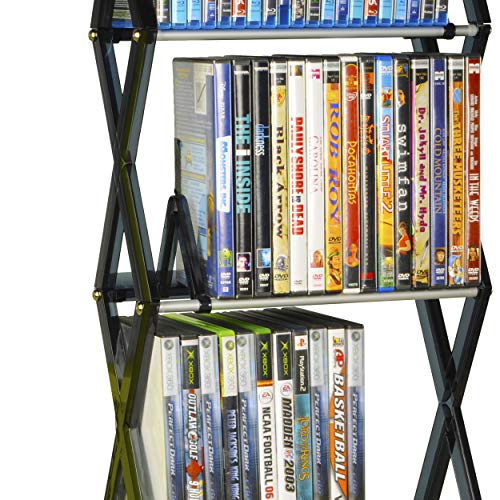Atlantic 64835195D Mitsu 5-Tier Portable Media Storage Rack thumb #5