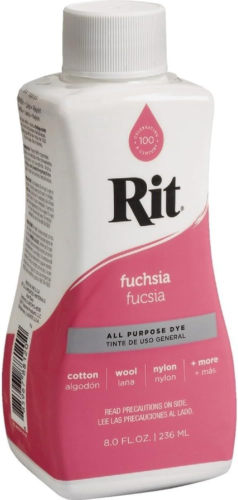 Rit Dye Liquid 8oz-Fuchsia3