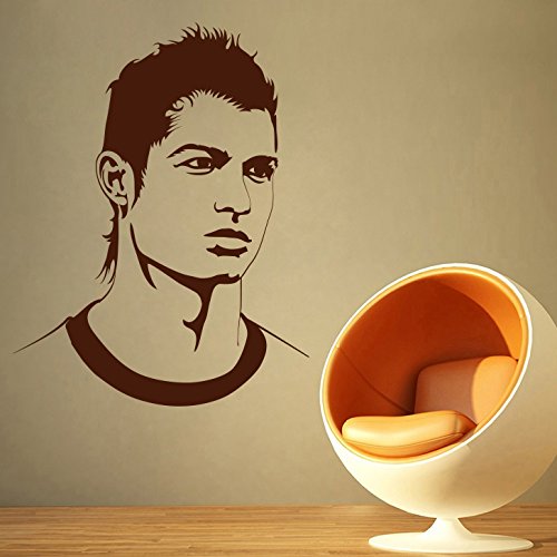 DECOR Kafe Home Decor Ronaldo Wall Sticker, Wall Sticker for Bedroom