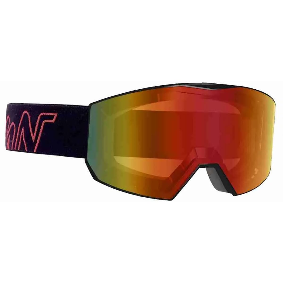 Skibrille Demon Future éliminez les reflets sur la neige avec ce masque rouge - 2