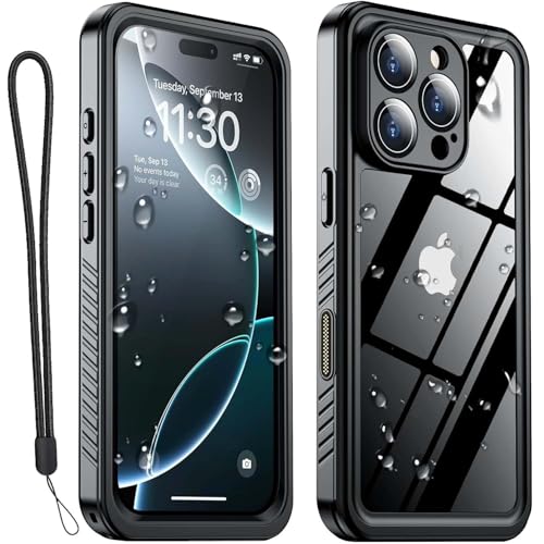 Coque iPhone 16 silicone rigide antichoc intégrale noir transparent