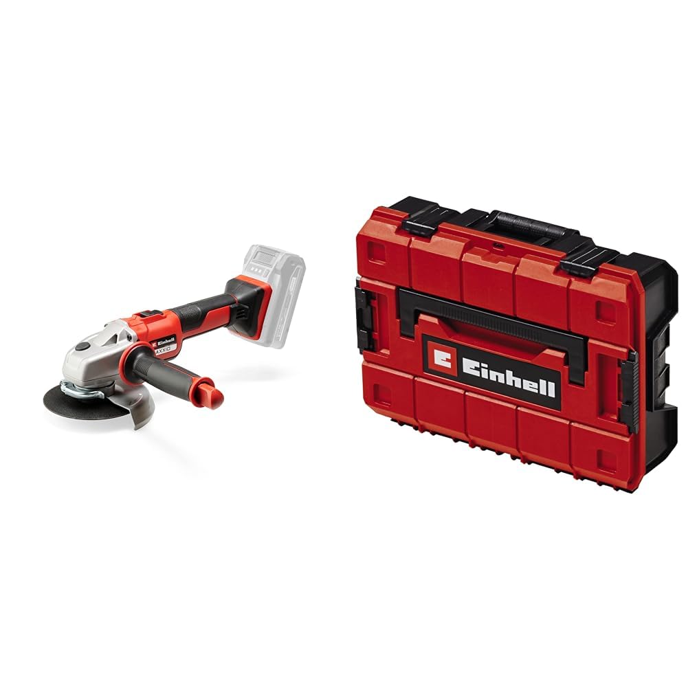 Einhell Akku-Winkelschleifer TE-AG 18/125-2 Li – Solo | 18 V, 125 Mm Scheibe, 33 Mm Schnitttiefe | Mit Softstart & Schutzfunktionen | Ohne Akku & Trennscheibe | Für Flexibles Arbeiten