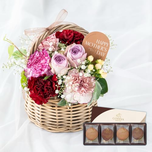 �y������ 4/15�܂Łz��̓��o�X�P�b�g�A�����W�����g GODIVA�Z�b�g�mCOLORFUL Flowers�n (�p�[�v�����b�h)
