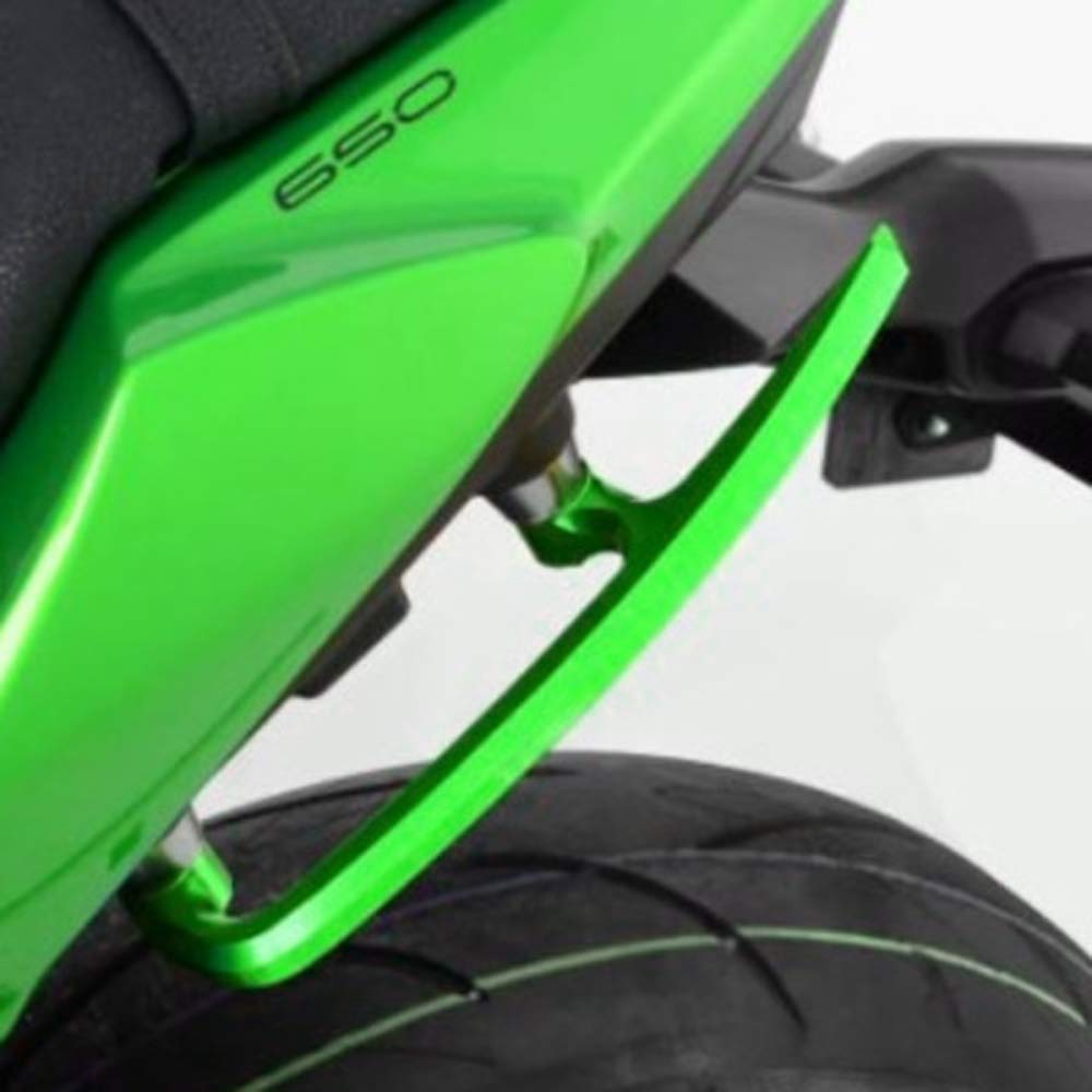 Adatto per Z650 parti Modifica Moto Coda posteriore CNC bracciolo sedile posteriore maniglia Passeggero Anteriore 2017 2018 2019 (Verde)