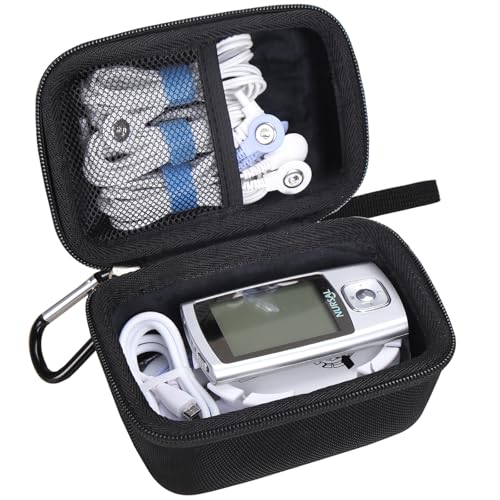 Image of Hard Tens Unit Case for NURSAL/ TENKER/ AUVON/ Belifu/ TEC.BEAN 24 Modes TENS Unit Muscle Stimulator, Protective Portable Case Compatible with 24 Modes Tens Machine and Accessories(Box Only) (Black)